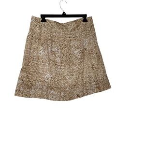 Ann TAYLOR LOFT brown light weight skirt. NWT. Size 6